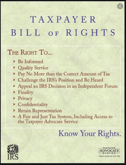 Taxpayer Bill of Rights